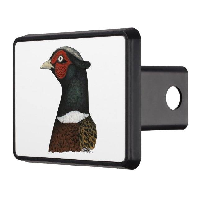 Ringneck Pheasant Head Trailer Hitch Cover (Left)