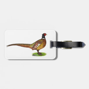 Ringneck Pheasant Rooster Luggage Tag