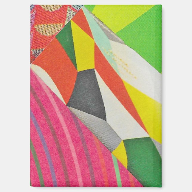 rings and tessellations collage magnet (Front)