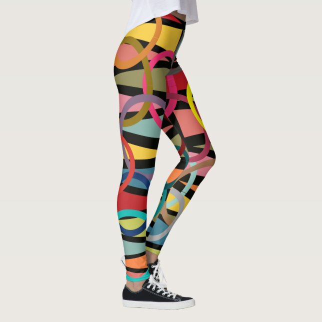 Rings and Triangles Leggings (Right)