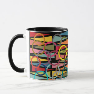 Rings and Triangles  Mug