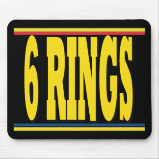 Rings Black Mousepad