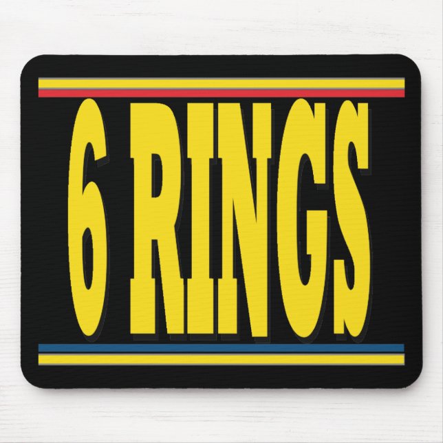 Rings Black Mousepad (Front)