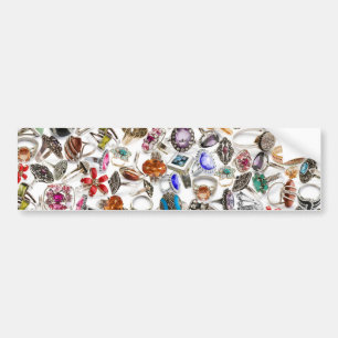 rings jewellery bumper sticker
