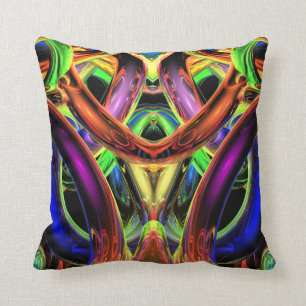 Rings of Illumination Throw Pillow