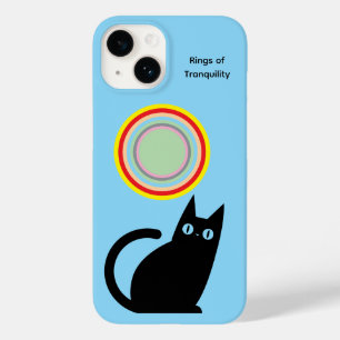 Rings of Tranquillity – Light Blue iPhone Case