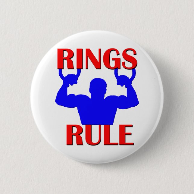 Rings Rule 2 Inch Round Button (Front)