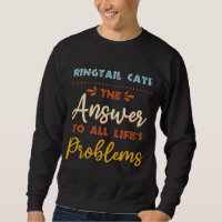 Ringtail Cats Answer To All Problems Funny Animal