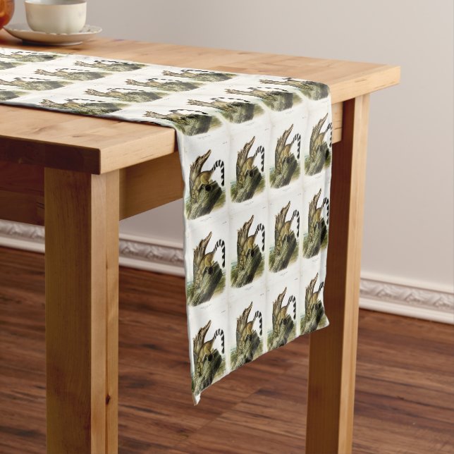 Ringtail (Ring-tailed Bassaris, Ringtailed Cat) Medium Table Runner (In Situ)