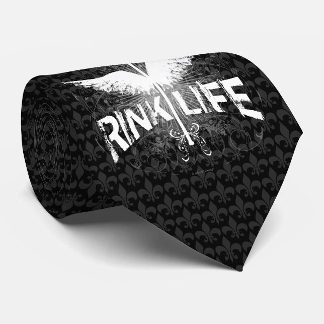 Rink Life (Hockey) Tie (Rolled)