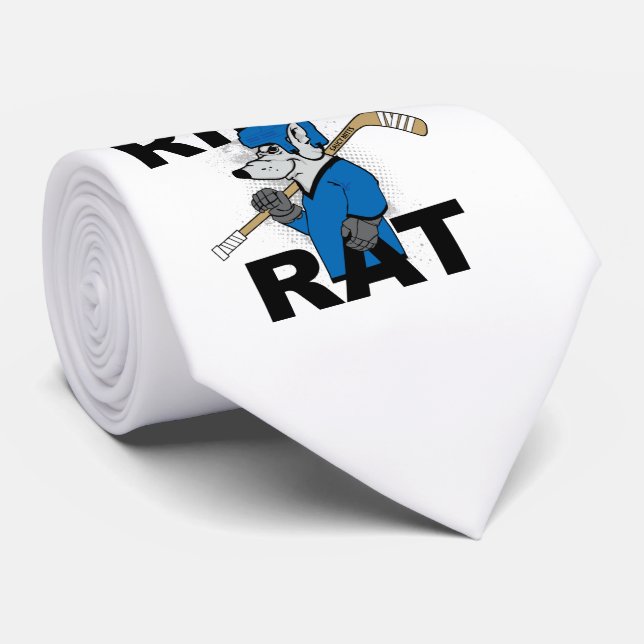 Rink Rat Hockey Tie (Rolled)