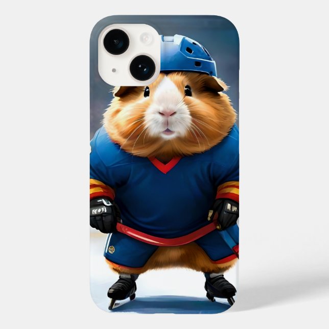 "Rink Rookie: The Ice Hockey Guinea Pig" Case-Mate iPhone Case (Back)