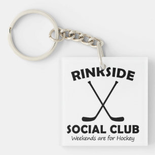 Rinkside Social Club Mother's Day Gift Hockey Mom Keychain