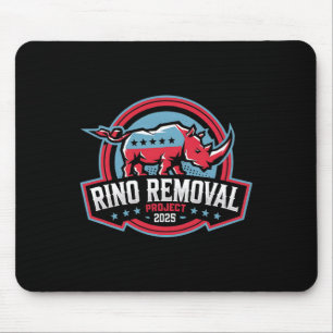 Rino Removal Project Rrp Funny Trump Conservative  Mouse Pad