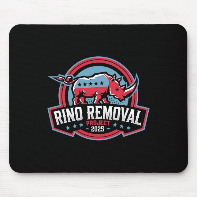 Rino Removal Project Rrp Funny Trump Conservative  Mouse Pad (Front)