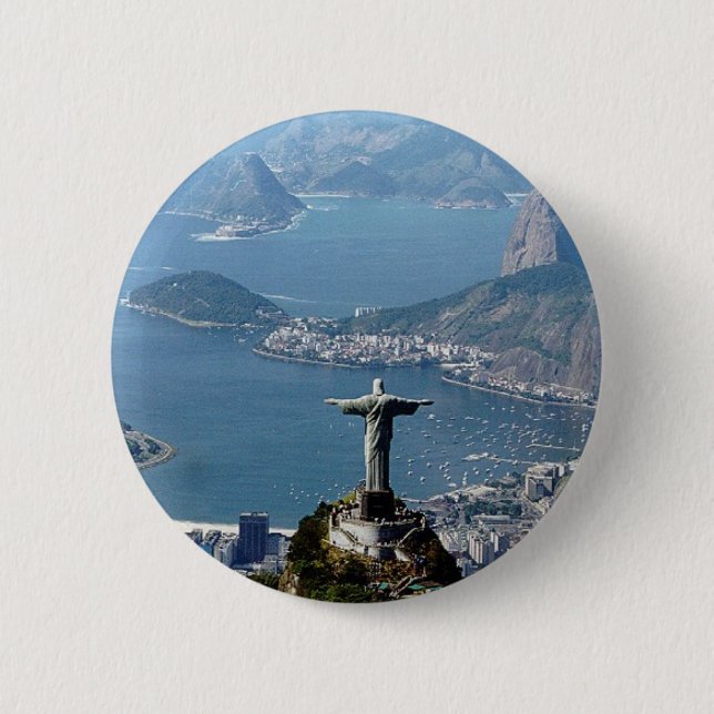 Rio, blessed Rio. 2 Inch Round Button (Front)