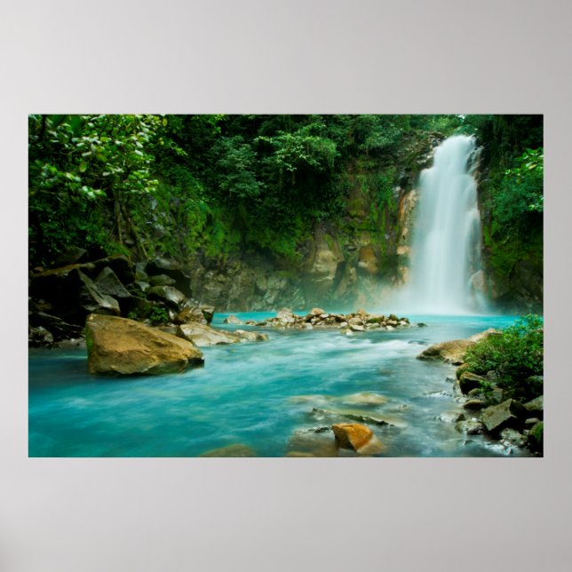 Rio Celeste Falls Poster (Front)