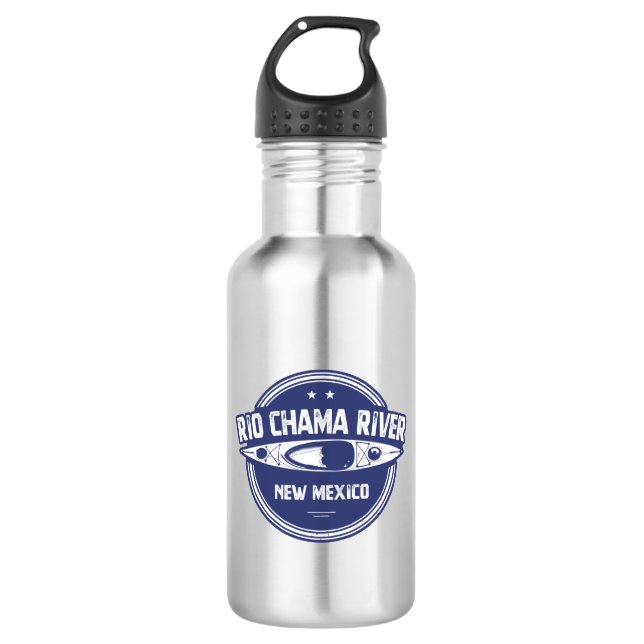 Rio Chama River New Mexico Kayaking 532 Ml Water Bottle (Front)