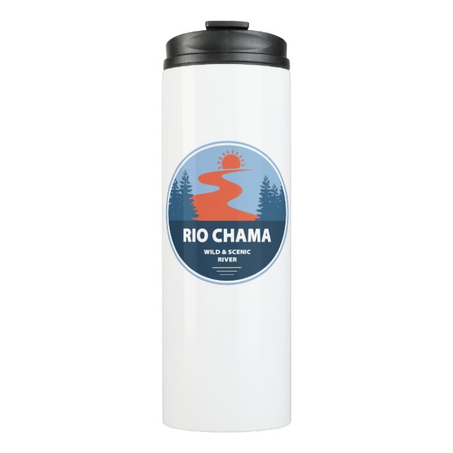 Rio Chama Wild and Scenic River New Mexico Thermal Tumbler (Front)