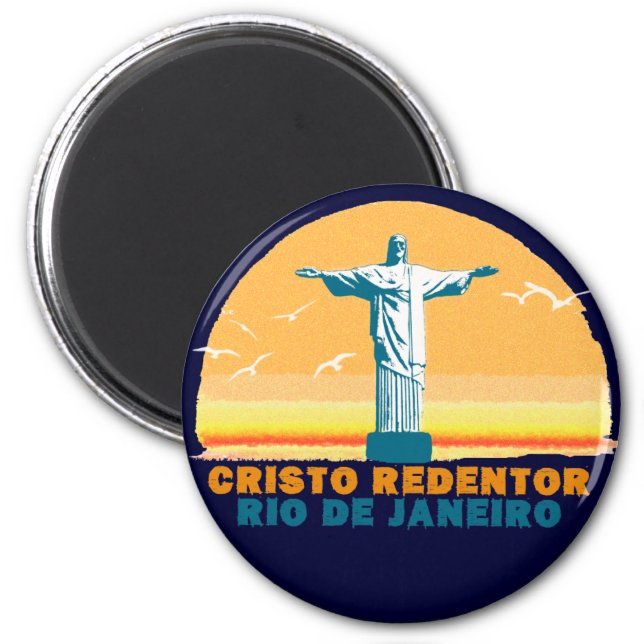 Rio - Corcovado - Jesus Christ the Redeemer Magnet (Front)