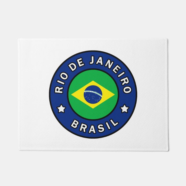 Rio de Janeiro Brasil Doormat (Front)