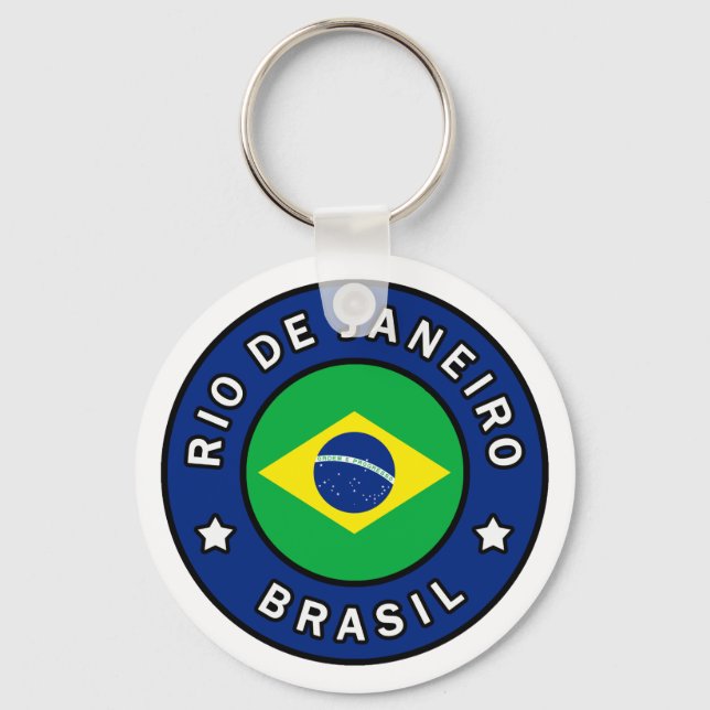 Rio de Janeiro Brasil Keychain (Front)
