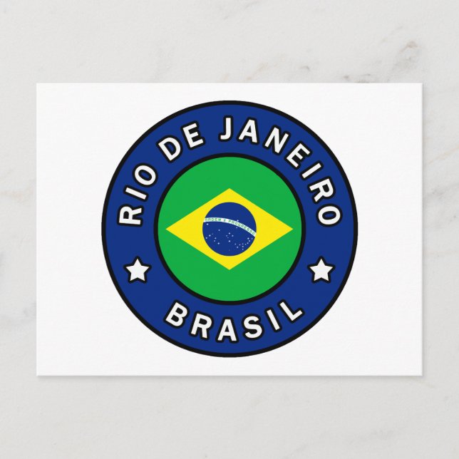 Rio de Janeiro Brasil Postcard (Front)