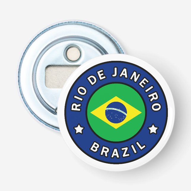 Rio de Janeiro Brazil Bottle Opener (Front)