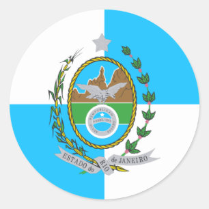 Rio de Janeiro, Brazil Classic Round Sticker
