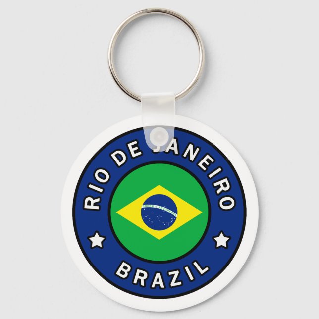 Rio de Janeiro Brazil Keychain (Front)