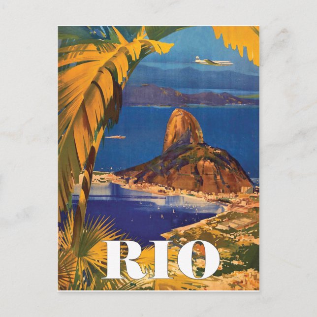 Rio de Janeiro, Brazil Postcard (Front)