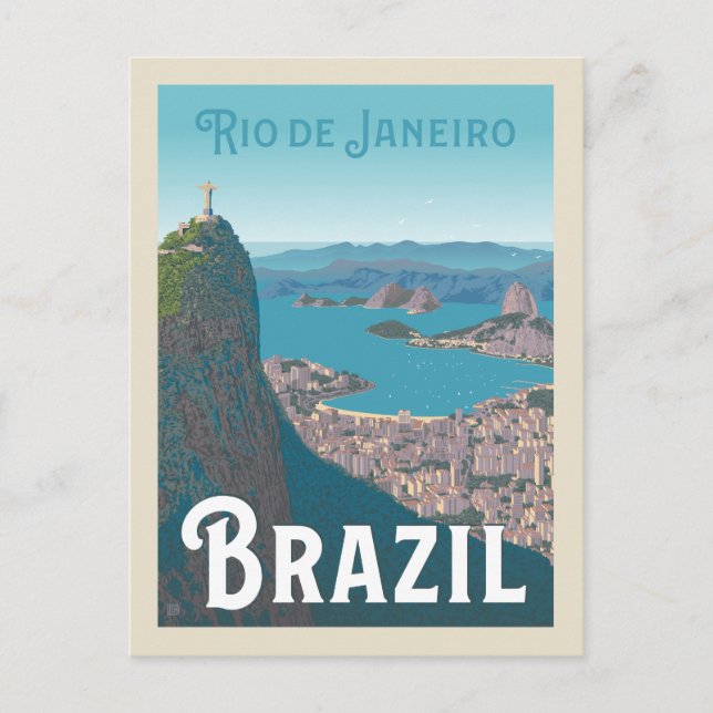 Rio De Janeiro, Brazil Postcard (Front)