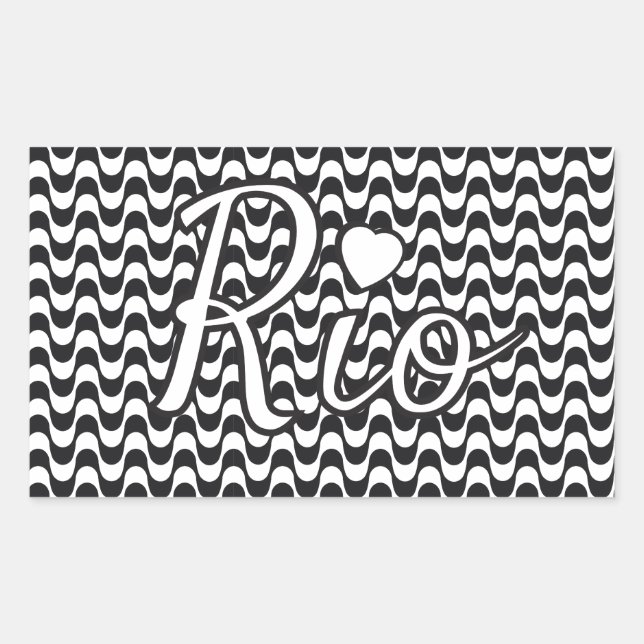 Rio de Janeiro Brazil Sticker (Front)