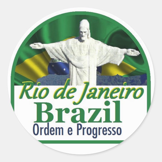 Rio de Janeiro Brazil Sticker (Front)