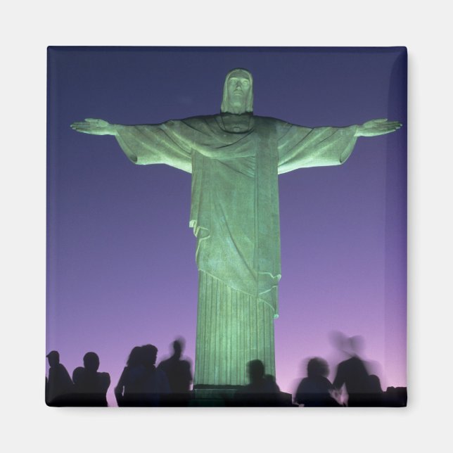 Rio de Janeiro, Brazil. the Christ Statue on Magnet (Front)