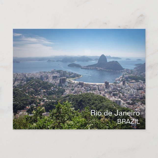 Rio de Janeiro Brazil Travel Postcard (Front)