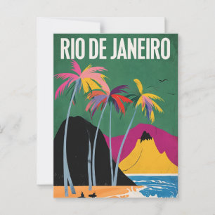 Rio de Janeiro, Brésil, carte postale