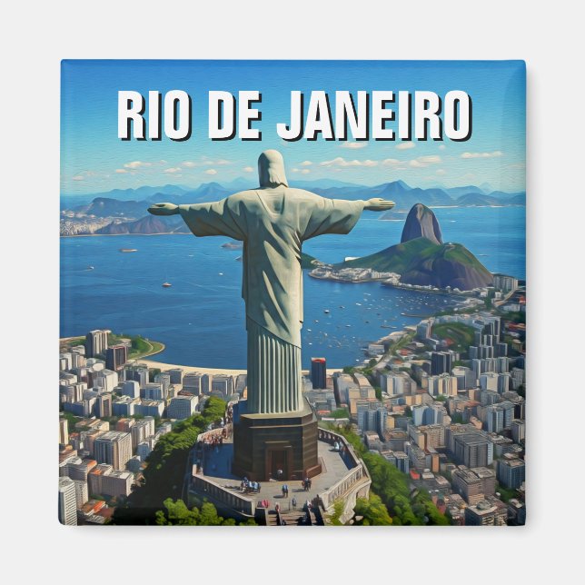 Rio de Janeiro Christ the Redeemer Magnet (Front)