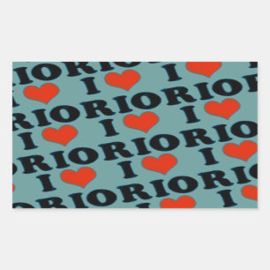 rio de janeiro - I love Rio Sticker