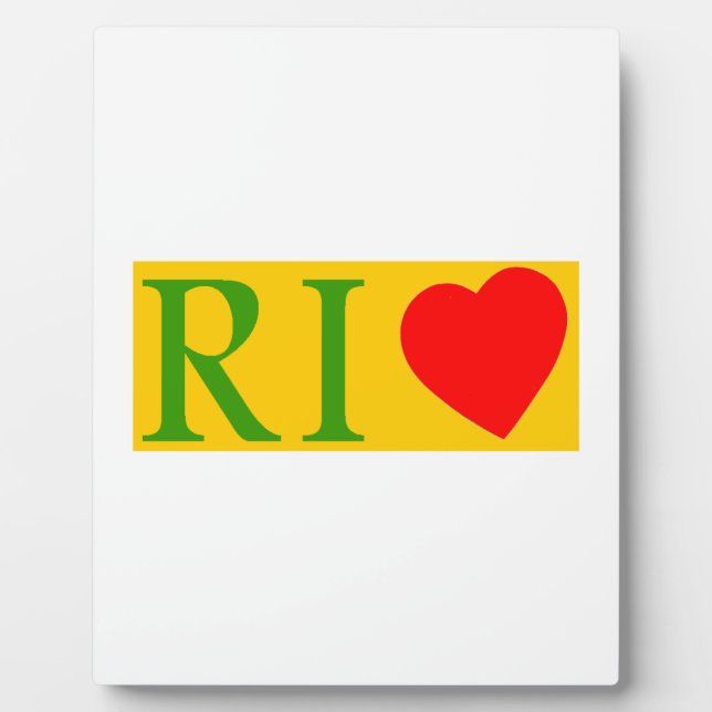 Rio de janeiro love plaque (Front)