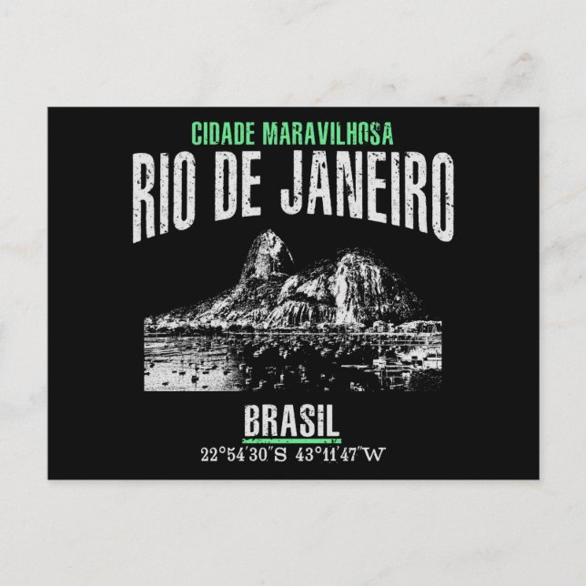 Rio de Janeiro Postcard (Front)