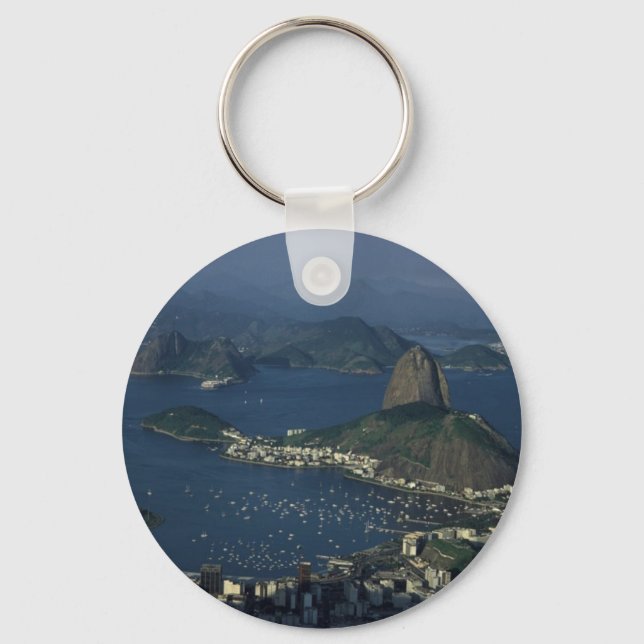 Rio de Janeiro View Keychain (Front)