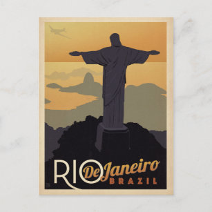 Rio De Janiero, Brazil Postcard