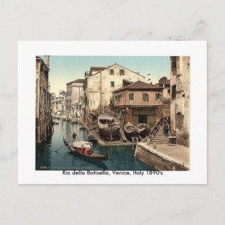 Rio della Botisella, Venice, Italy 1890's Postcard