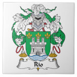 Rio Family Crest Tile<br><div class="desc">Rio Coat of Arms</div>
