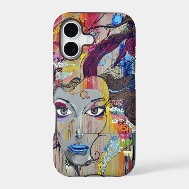 Rio Graffiti Art Face (Back)