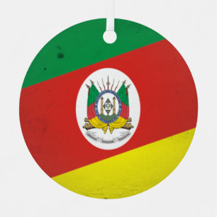 Rio Grande do Sul Metal Ornament