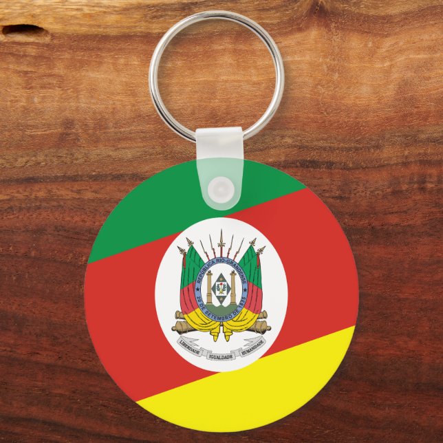 Rio Grande do Sul state Keychain (Back)