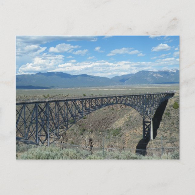 Rio Grande Gorge Bridge Postcard (Front)