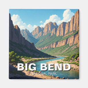 Rio Grande in Big Bend National Park Travel Magnet